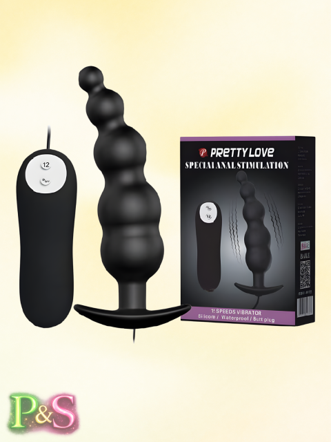Estimulador Pretty Love BI-040039 anal con vibrador