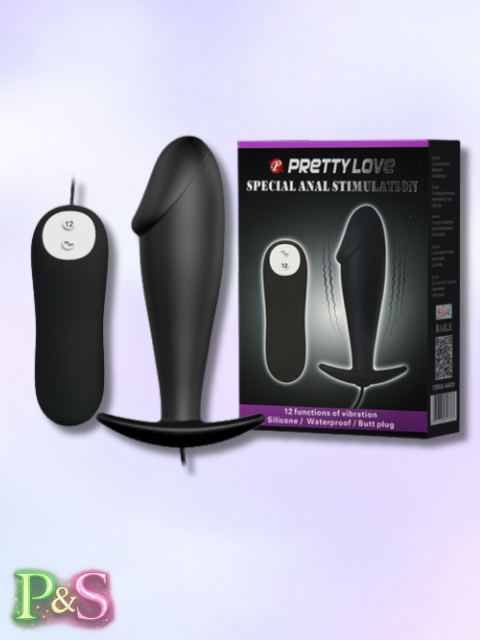 Estimulador Pretty Love BI-040040 anal con vibrador