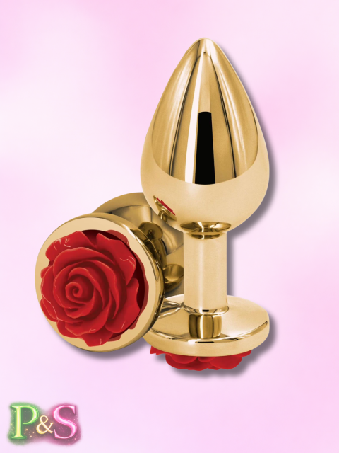 Plug Anal Rear Assets Rose Small
