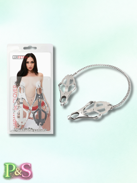 Lux Fetish Japanese Clover Nipple Clamps