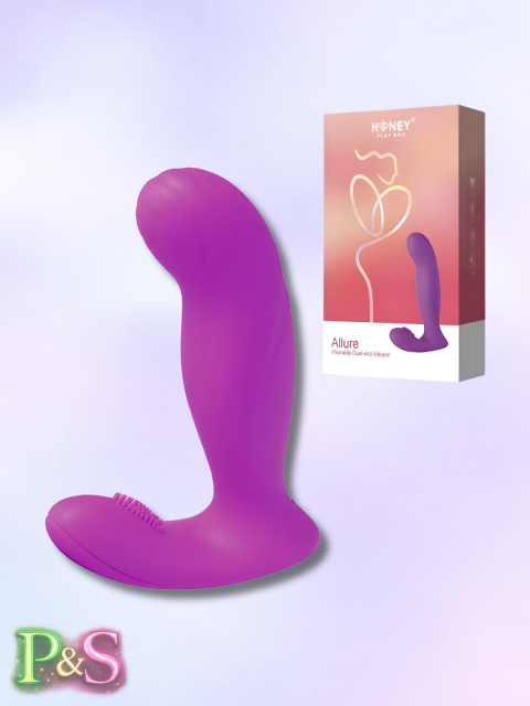 Allure Vibrador Honey portátil de doble extremo