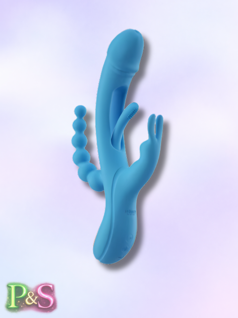 Trilux vibrador Honey cuádruple surrealista