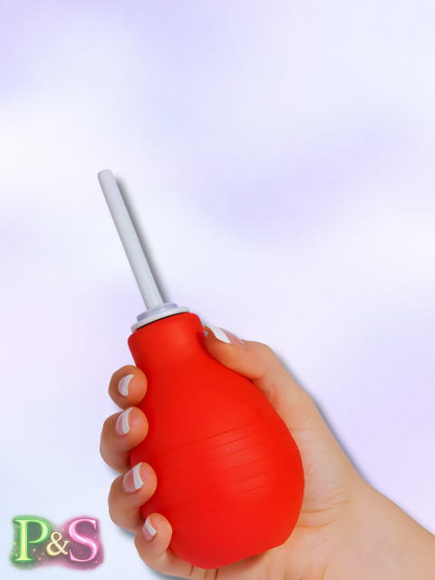 Enema ducha anal.